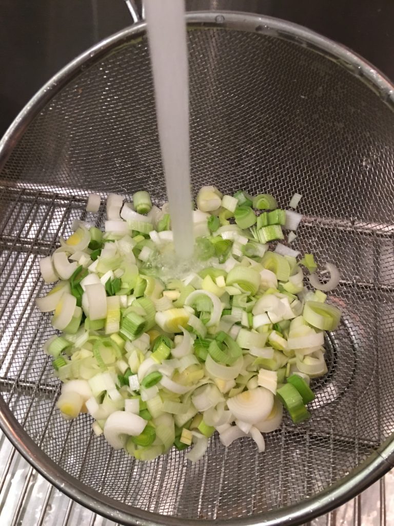 The Easiest Way to Clean Leeks
