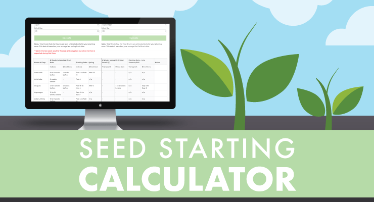 Seed Starting Calculator