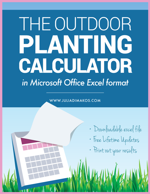 Outdoor Planting Calculator (Microsoft Excel Version)