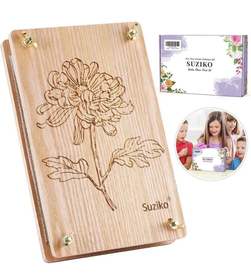 Large Wooden Flower Press Kit